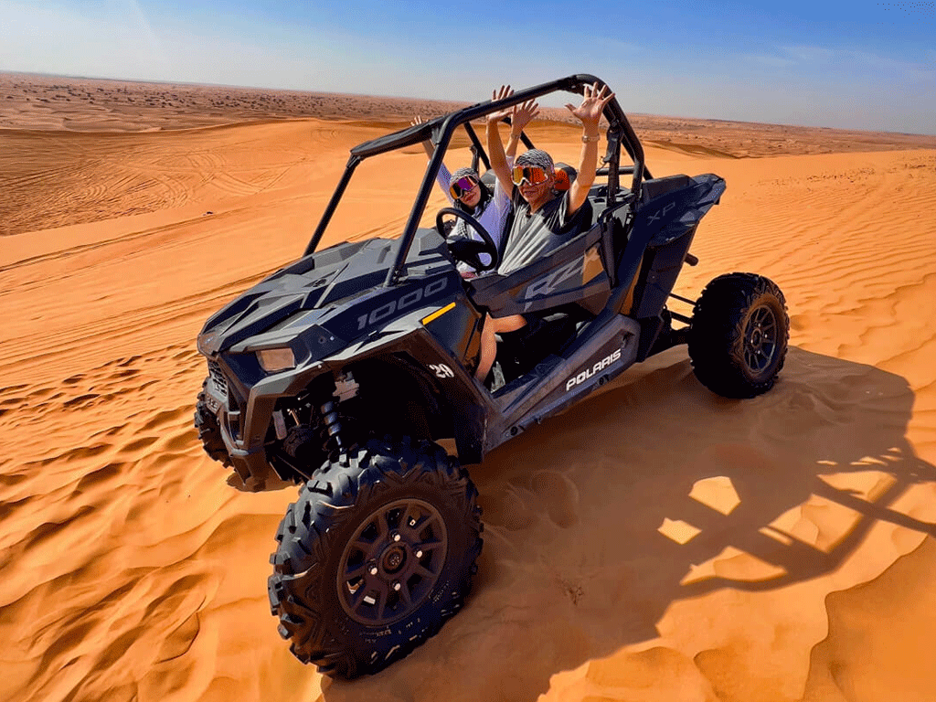 Dune Buggy experience in Dubai Desert guests